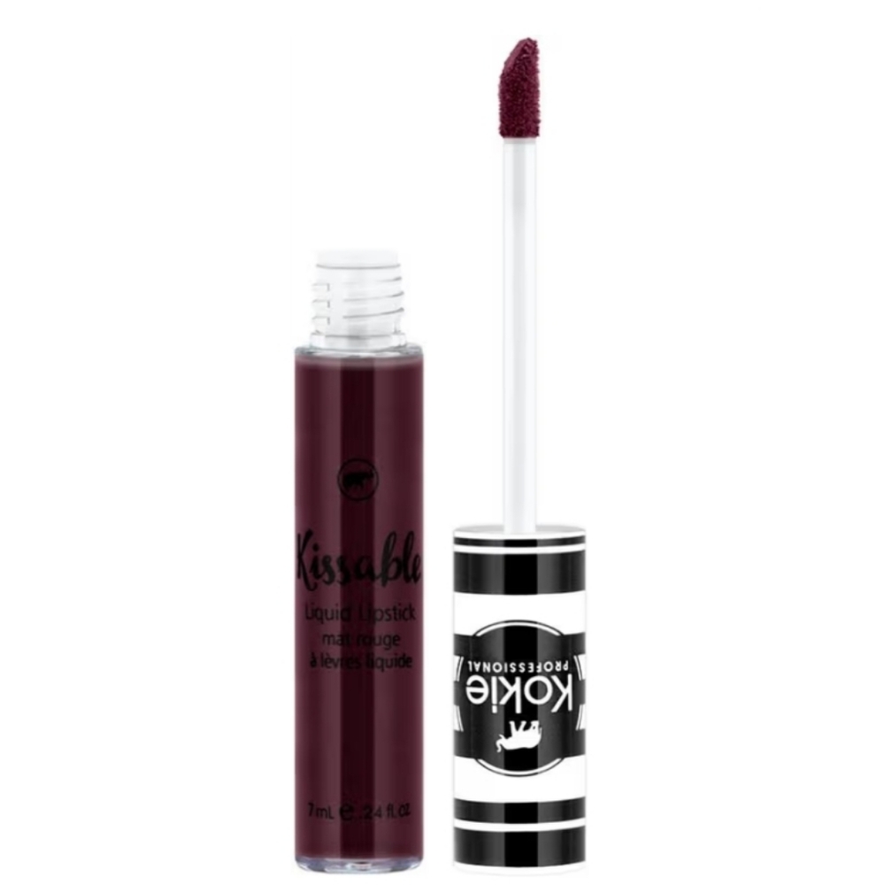 4 x Kokie Kissable Matte Liquid Lipstick, Shadowy